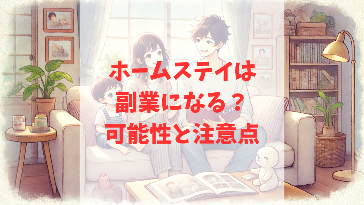 ホームステイ副業のイメージ