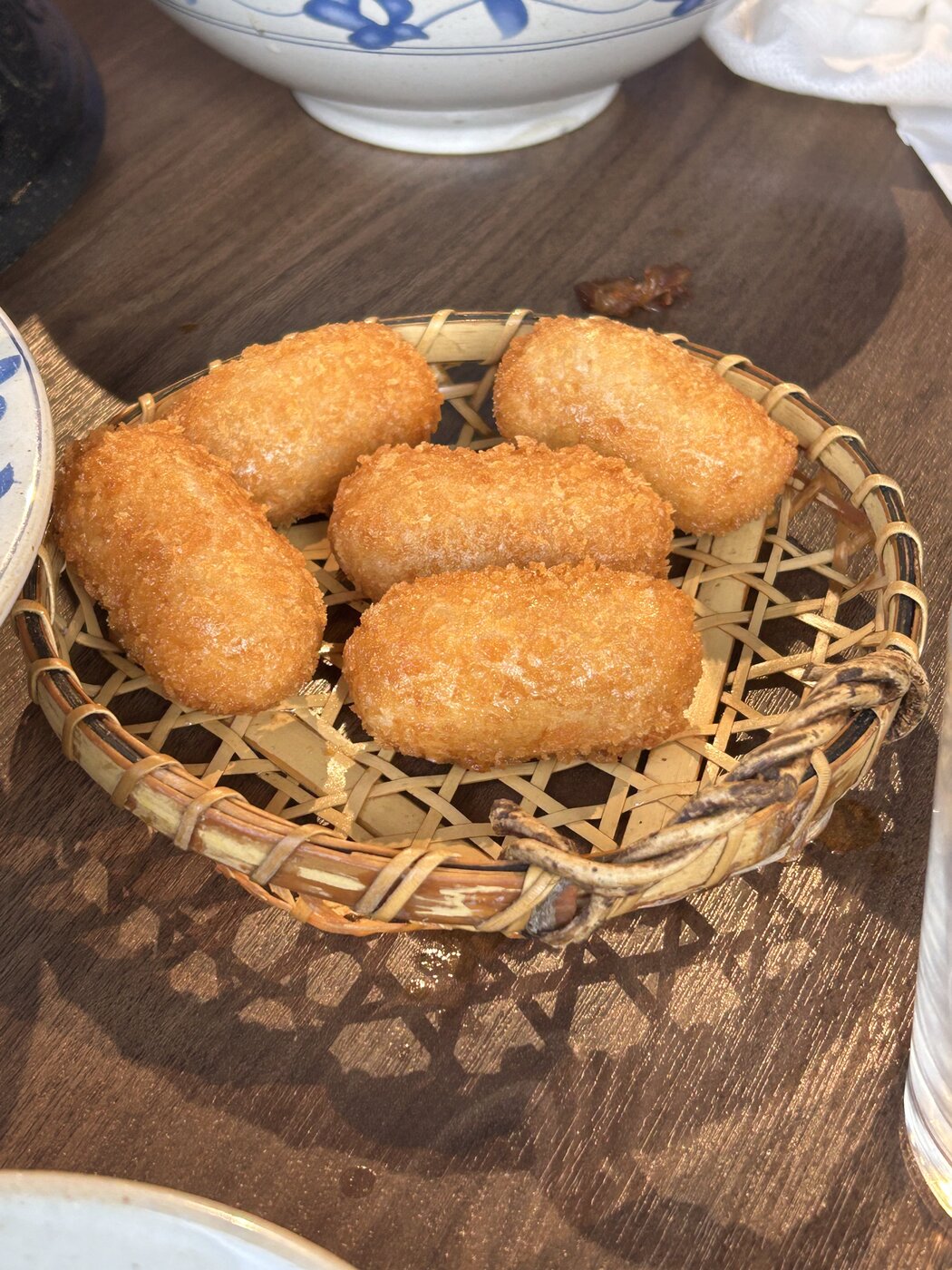 味上湖南菜館の揚げパン（饅頭の素揚げ）