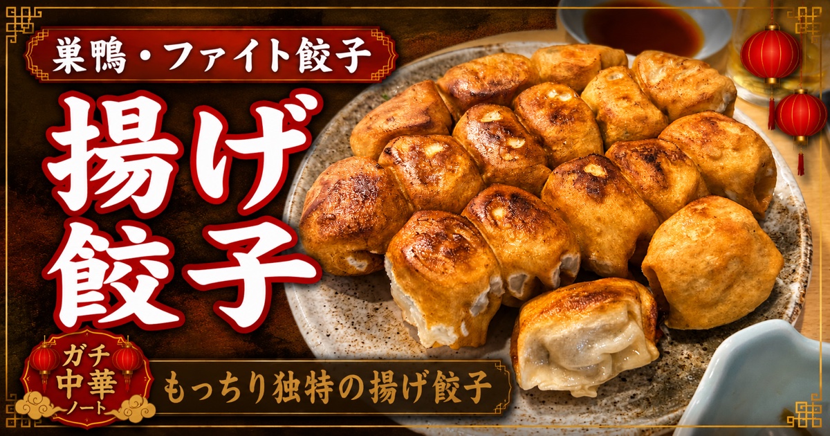 ファイト餃子（巣鴨・庚申塚）のアイキャッチ画像 - 揚げ餃子・もっちり独特の揚げ餃子