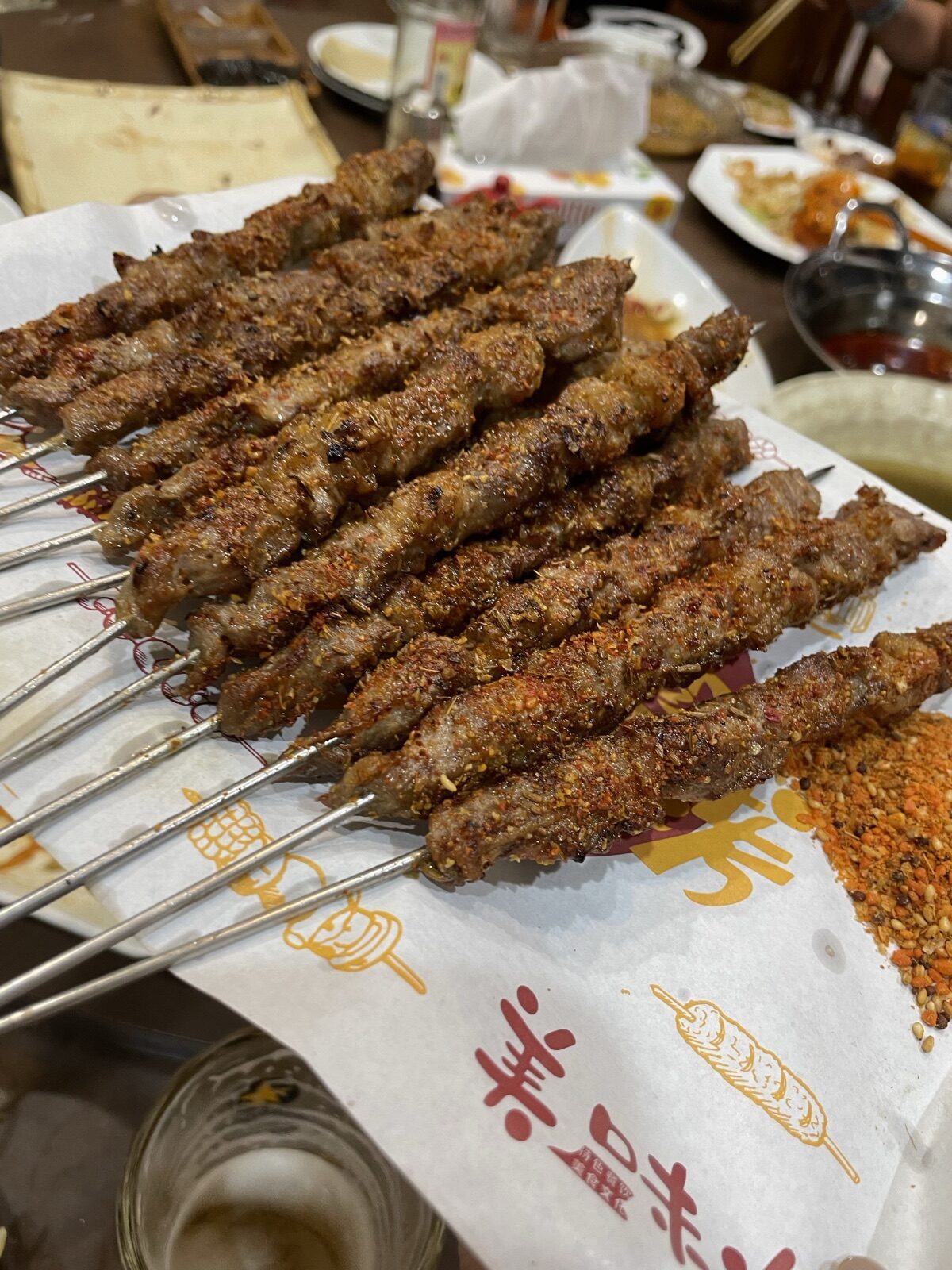 一家人の羊肉串（クミン香る東北・西北系のラム串）