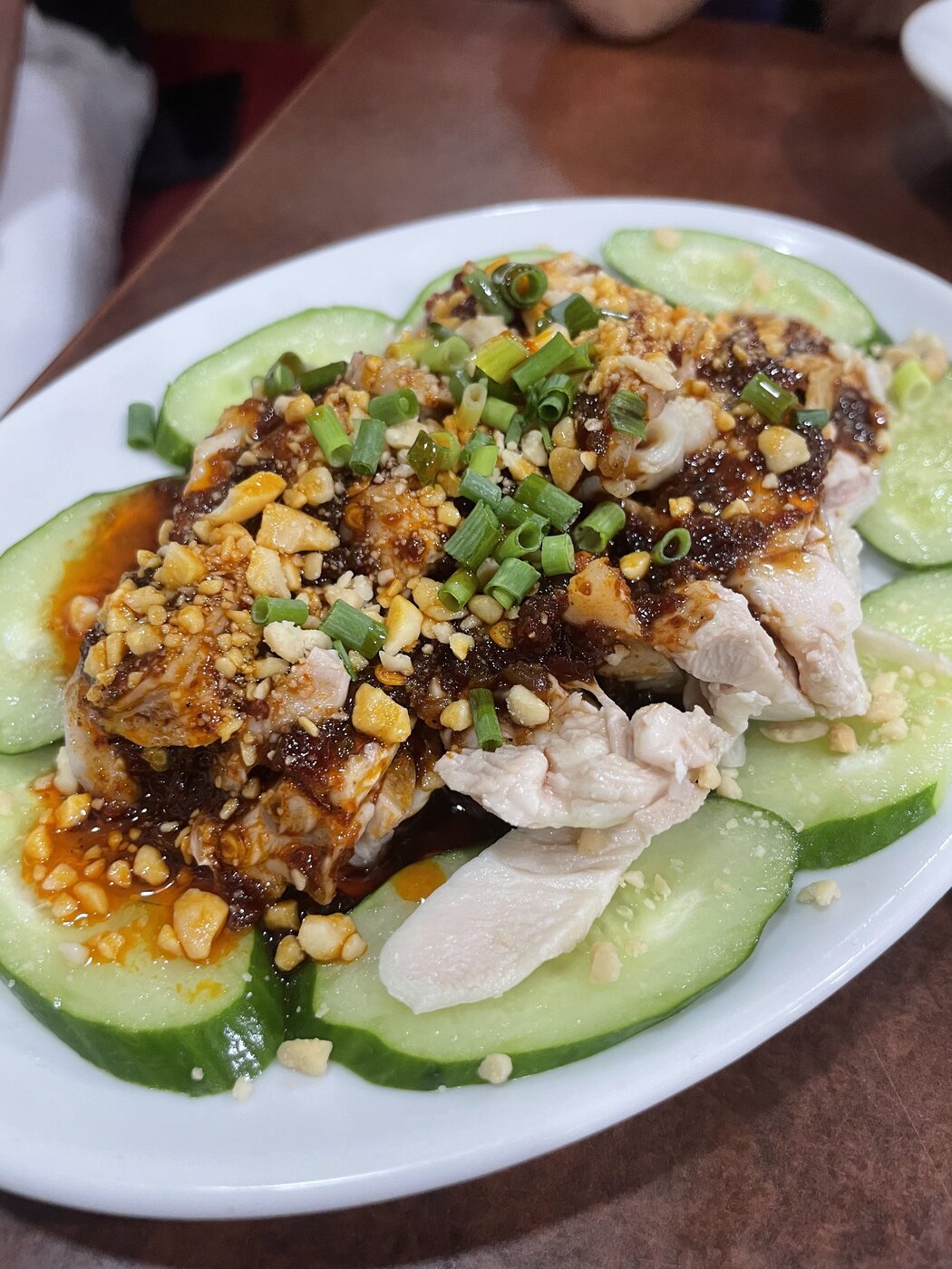 晴々飯店 棒棒鶏 リアル棒棒鶏