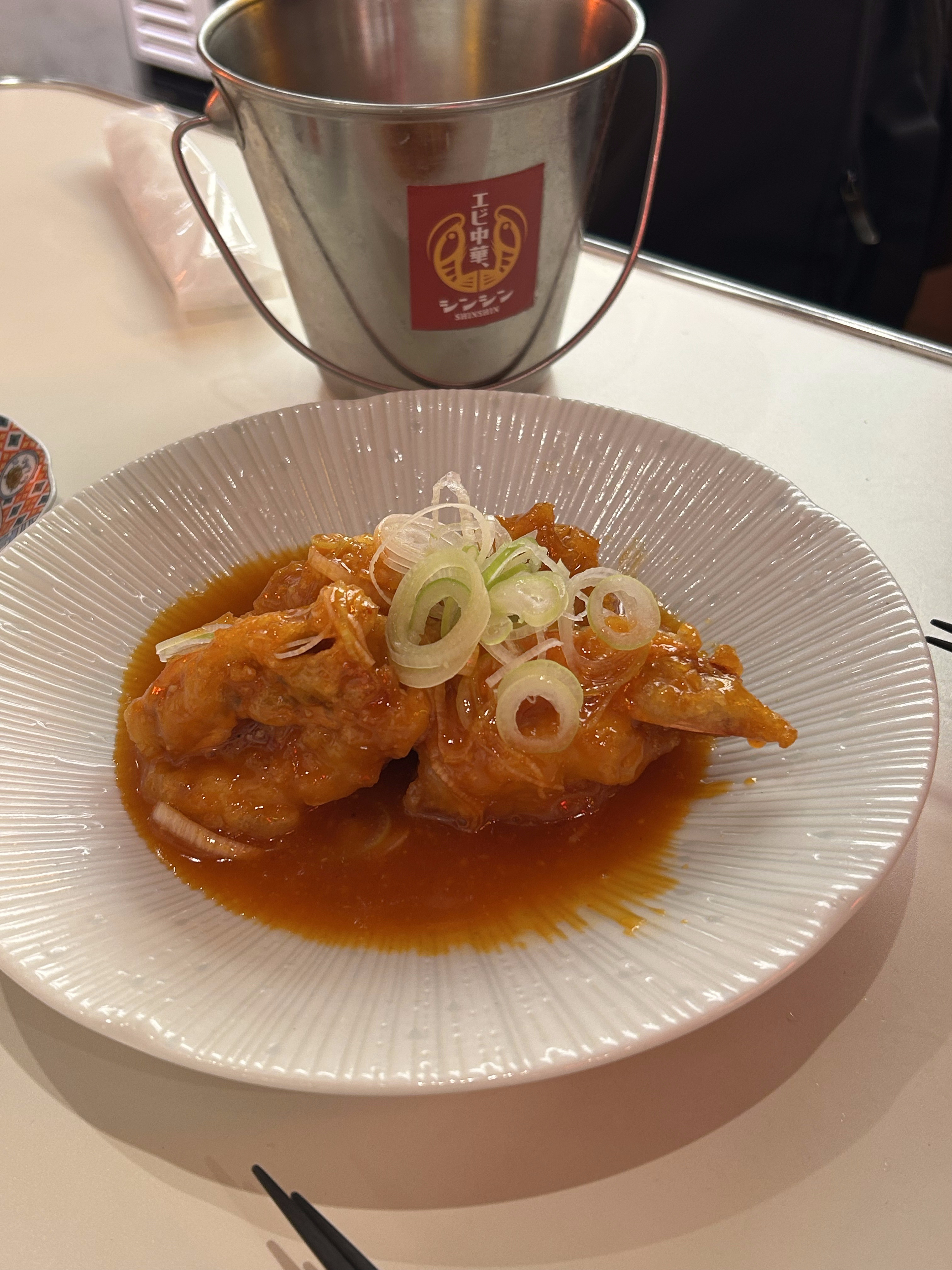 エビ中華シンシンのエビチリ(船橋のエビ中華居酒屋)