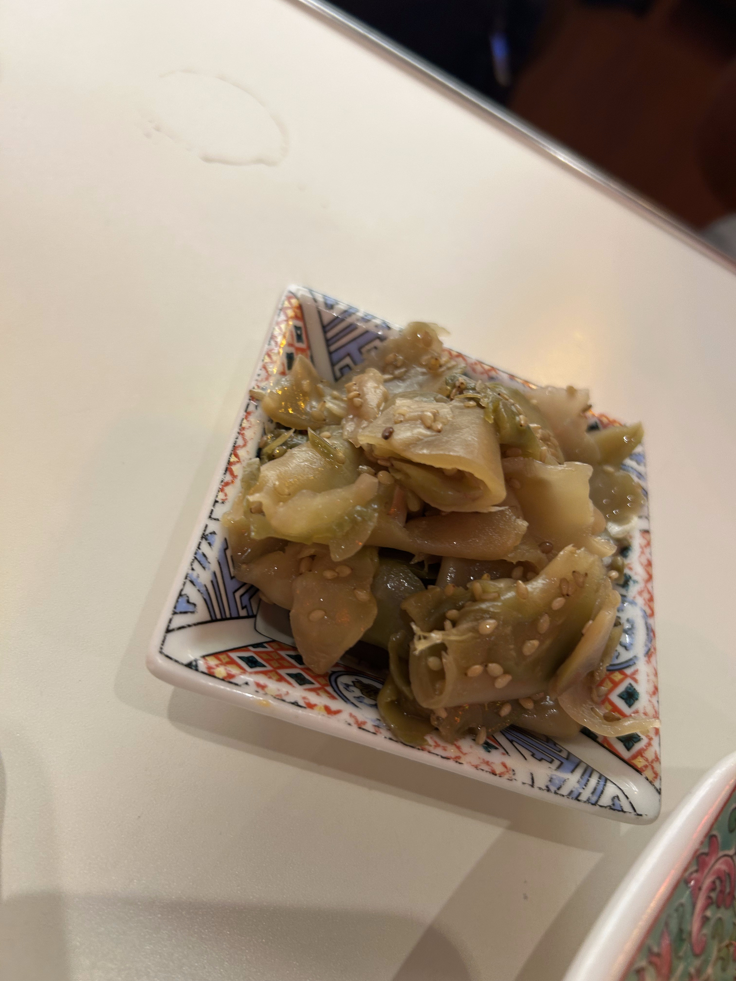 エビ中華シンシンのザーサイ和え物(前菜)